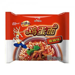 统一好劲道鸡蛋面麻辣味70g