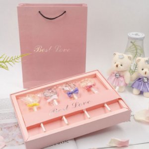 棒工匠花瓣手工生日礼品棒棒糖