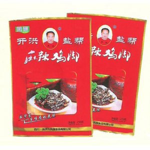 开洪盐帮麻辣鸡脚250g