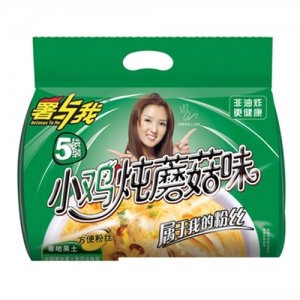 薯与我小鸡炖蘑菇味方便粉丝5袋装