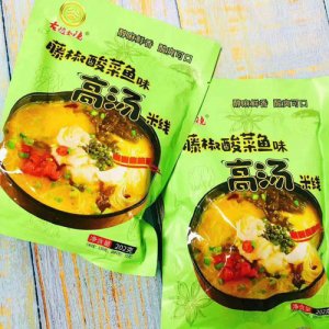 古赵金穗藤椒酸菜鱼味高汤米线202g