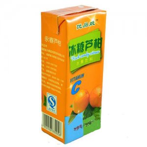 优品致冰糖芦柑果汁饮料250ml