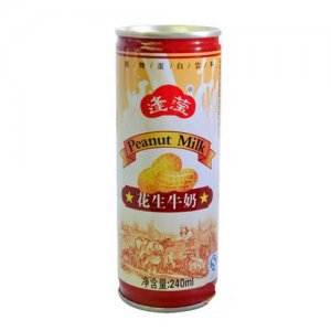 蓬滢花生牛奶高罐240ml