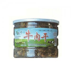 蒙超418牛肉干罐装
