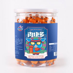 漯汇肉块多火腿肠2kg瓶装
