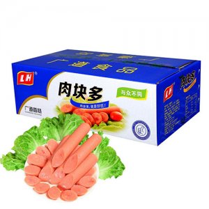 漯汇肉块多香肠箱装