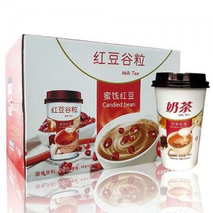 飘飘缘红豆谷粒奶茶箱装