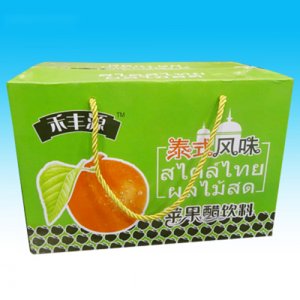 禾丰源泰式风味苹果醋饮料手提箱