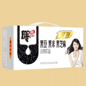 膳意谷物饮品（黑豆：黑米：黑芝麻）250mlX20
