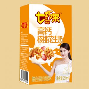 七巧果高钙核桃花生奶250ml