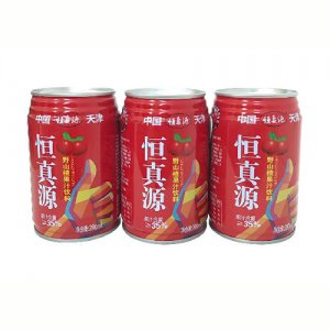 恒真源铁罐健渭野山楂汁饮料