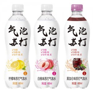 么么象苏打气泡水三口味