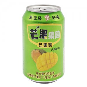 蓝发芒果果园芒果爽饮料320ml