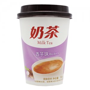 优旺滋奶茶香芋味杯装75g