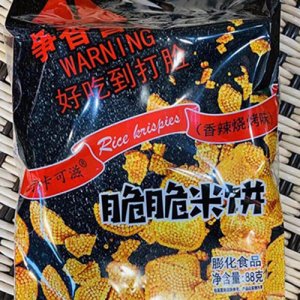 可咔可滋脆脆米饼香辣烧烤味88g