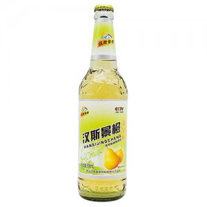 汉斯景橙碳酸饮料黄梨味500ml