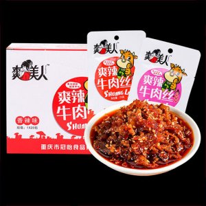 登荣爽辣牛肉丝盒装