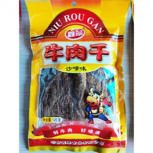 鑫翠牛肉干沙嗲味120g