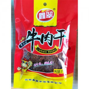 鑫翠牛肉干香辣味37g
