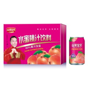 山果宝贝水蜜桃汁饮料礼盒