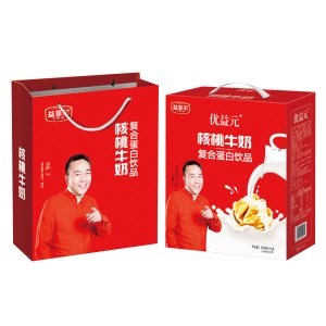 益菲尔核桃牛奶250mlx12盒