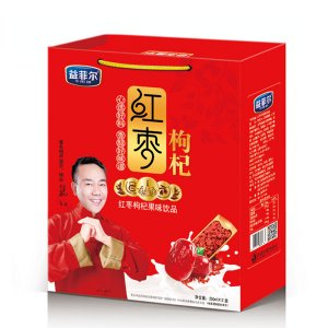 益菲尔红枣枸杞果味饮品礼盒