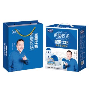 益菲尔希腊牧场坚果牛奶250mlx12盒