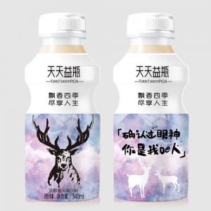 天天益瓶乳酸菌饮品原味340ml