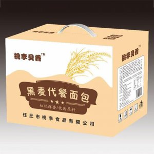 桃李贝香黑麦代餐面包礼盒装