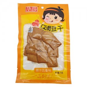 品最Q滑豆干五香味70g