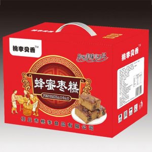 桃李贝香蜂蜜枣糕礼盒装