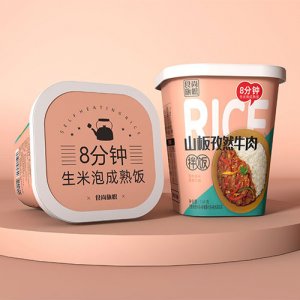 食尚旗帜山板孜然牛肉拌饭158g