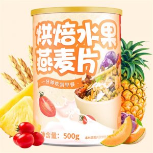 粟籽磨坊烘焙水果燕麦片500g