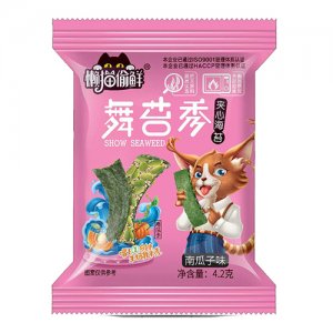 懒猫偷鲜南瓜子夹心海苔4.2g