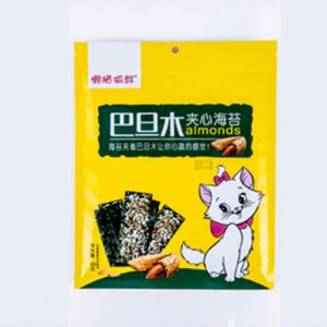 懒猫偷鲜巴旦木夹心海苔袋装