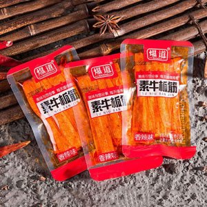 爆道素牛板筋香辣味散装称重