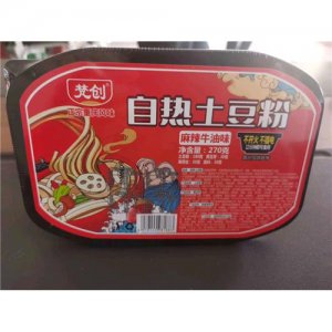 梵创自热土豆粉麻辣牛油味