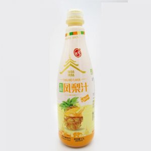桂钦生榨凤梨汁果汁饮料1.5L