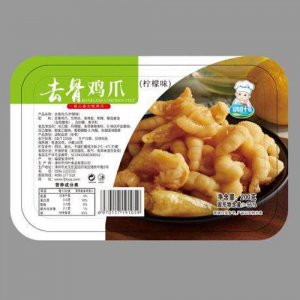 鸿叶去骨鸡爪柠檬味200g