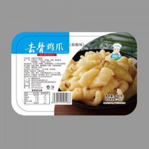 鸿叶去骨鸡爪泡椒味200g