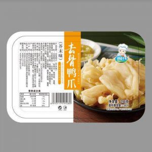 鸿叶去骨鸭爪芥末味200g