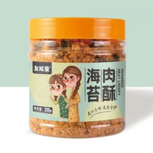 友能量海苔肉酥圆瓶装200g