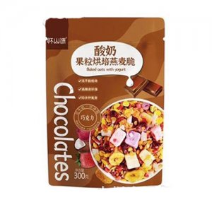 怀山源酸奶果粒燕麦脆巧克力300g