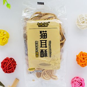 鲁滕华艺猫耳酥烧烤味散装称重