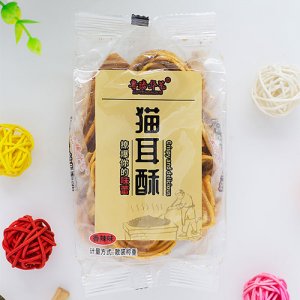 鲁滕华艺猫耳酥香辣味散装称重