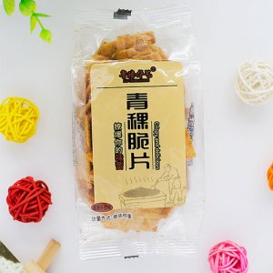鲁滕华艺青稞脆片酱香牛排味散装称重