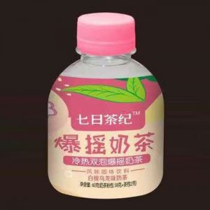 七日茶纪爆摇奶茶白桃乌龙味