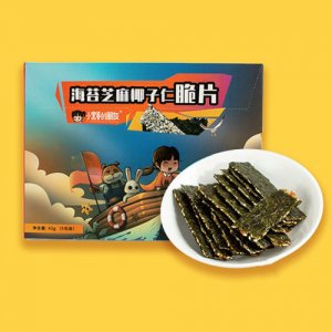 小黑蔓的朋友海苔芝麻椰子仁脆片