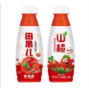 田果儿山楂汁饮料欧冠饮品田果儿山楂复合果汁饮料450ml