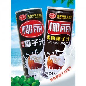 椰丽果肉椰子汁245g